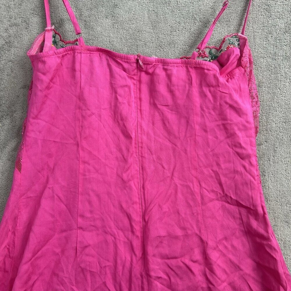 Princess Polly Dress Womens 4 Floreto Mini Pink Floral Lace Thin Strap Summer - Picture 12 of 14